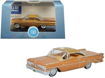 Oxford Diecast 1959 Pontiac Bonneville Coupe Canyon Copper Metallic 1/87 (ho) Scale Diecast Model Car By Oxford Die