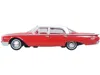 Oxford Diecast 1960 Ford Fairlane Sedan 500 Monte Carlo Red With Corinthian White Top And Interior 1/87 (ho) Scale