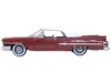 Oxford Diecast 1961 Chrysler 300 Convertible (closed Top) Cinnamon Brown Metallic With White Top 1/87 (ho) Scale Di