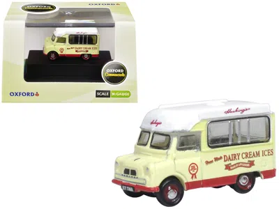 Oxford Diecast Bedford Ca Ice Cream Van "hockings Dairy Cream Ice" Cream With White Top 1/148 (n) Scale Diecast Mod