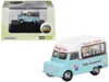 Oxford Diecast Bedford Ca Ice Cream Van "mister Softee" Light Blue With White Top 1/148 (n) Scale