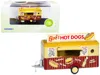 Oxford Diecast Bob's Hot Dogs Mobile Food Trailer 1/87 (ho) Scale Diecast Model By  In Multi