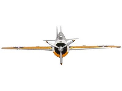 Oxford Diecast Brewster F2a Buffalo Fighter Aircraft "uss Saratoga" (1939) "oxford Aviation" Series 1/72 Diecast Mo