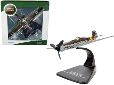 Oxford Diecast Focke-wulf Ta 152 H-1 Plane Pilot: Oberfelwebel Josef Keil Geschwaderstab Jg 301 Alteno April (1945) In Gray