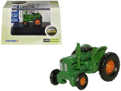Oxford Diecast Fordson Tractor Green With Orange Wheels 1/148 (n) Scale Diecast Model Car By