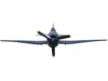 Oxford Diecast Grumman Hellcat F6f-5 Fighter Aircraft "lt. Cdr. Willard E. Eder Vs-1" (1945) United States Navy "ox