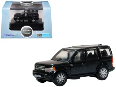 Oxford Diecast Land Rover Discovery 4 Rhd (right Hand Drive) Santorini Black 1/148 (n) Scale Diecast Model Car By O