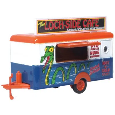 Oxford Diecast Mobile Food Trailer "loch-side Cafe" 1/87 (ho) Scale Diecast Model