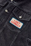 Oxford Pennant Slogan Embroidered Patch Shoe In I Get Lonely At Urban Outfitters