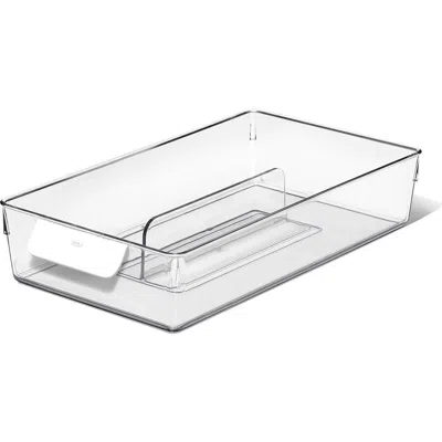 Oxo Adjustable Refrigerator Storage Bin In Transparent