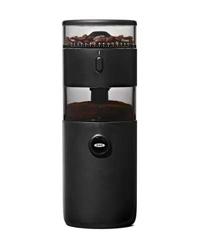 Oxo Brew 2.95" Stainless Steel Compact Conical Burr Coffee Grinder In Black