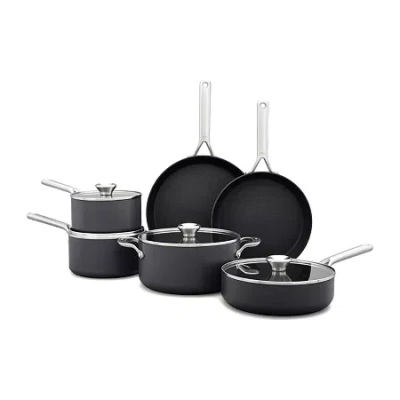 Oxo Ceramic Pro 10-pc. Cookware Set In Gray