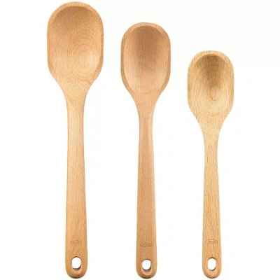 Oxo Good Grips 3-pc. Wooden Spoon Set In Sand