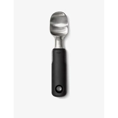 Oxo Good Grips Stainless-steel Ice Cream Scoop In Black & Silver