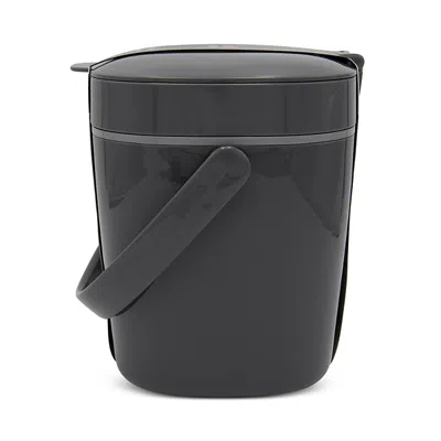 Oxo Good Grips Easy Clean 1.75 Gallon Compost Bin In Charcoal