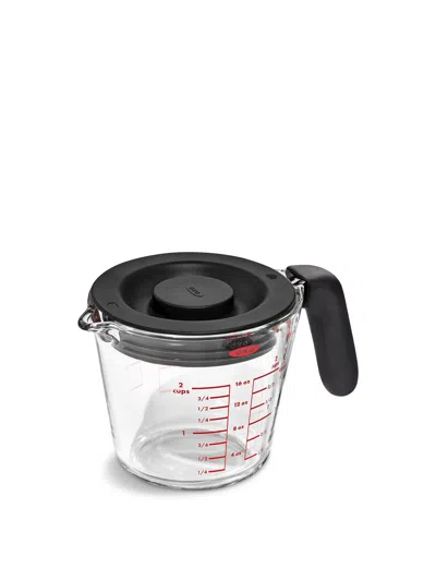 Oxo Good Grips Glass 2 Cup Measuring Jug With Lid In Clear
