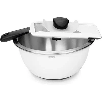 Oxo Good Grips Hand-held Mandoline Slicer In Black;white