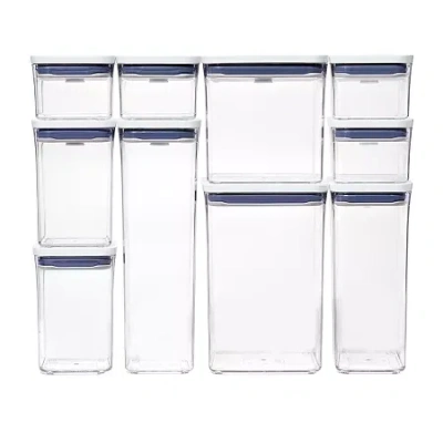 Oxo Good Grips Pop 10-pc. Food Container In Transparent