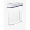 Oxo Good Grips Pop Cereal Box Storage Container White Blue Clear In White Blue Clear