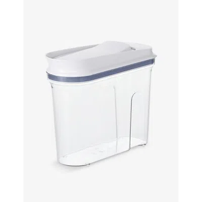 Oxo Good Grips Pop Medium Cereal Dispenser 3.2l White Blue Clear