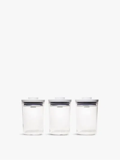 Oxo Good Grips Pop Round Mini Canister (set Of 3)