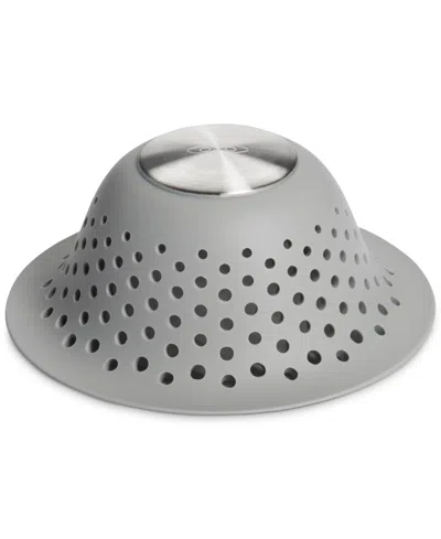 Oxo Good Grips Silicone Pop-up Drain Protector In Grey