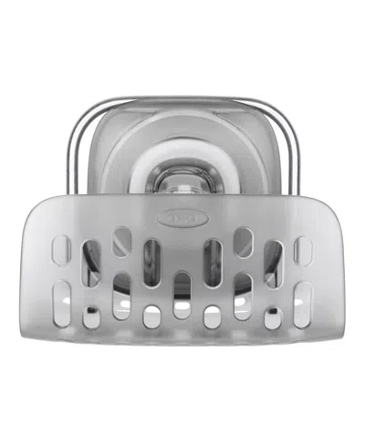 Oxo Good Grips Strong Hold Suction 2.5" Sponge Holder In Silver