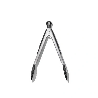 Oxo Good Grips Tongs With Nylon Heads In Silver