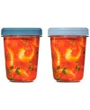Oxo Good Grips Twist Stack 32-oz. Container, Set Of 2 In No Color