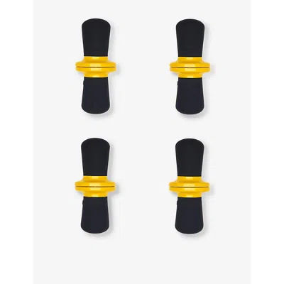 Oxo Good Grips Stainless-steel And Plastic Corn Holders Pack Of Eight In Yellow/black