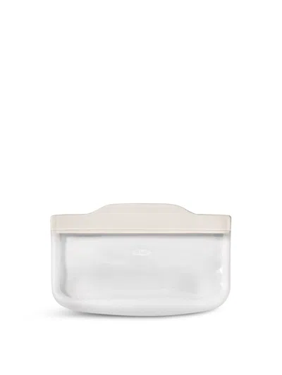 Oxo Goodgrips Silicone Reusable Snack Bag In Oat
