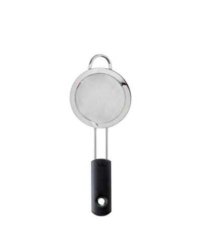 Oxo Mini Hand Strainer In Black