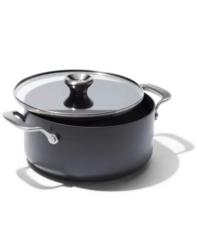 Oxo Pro Ceramic Nonstick 5qt Covered Casserole In Black