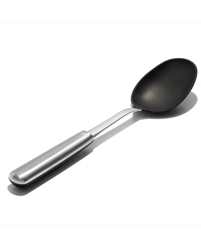 Oxo Stainless Steel Silicone 2.45" Cooking Spoon In Silver