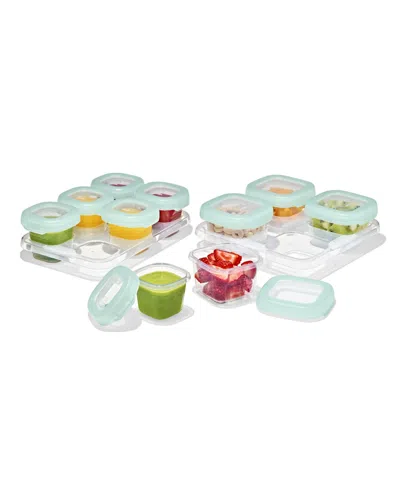 Oxo Tot 12-piece Baby Blocks Set In Green