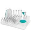 Oxo Tot 14" X 10" Bottle & Accessories Drying Rack In Grey
