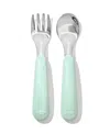 Oxo Tot On-the-go 2 Pc Fork And Spoon Set In Opal