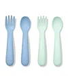 Oxo Tot 2 Pc Plastic Fork Spoon Set In Opal And Dusk