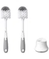 Oxo Tot 3-piece Baby Bottle Brush Set In No Color