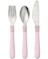 Oxo Tot 3-piece Cutlery Set For Big Kids In Blossom