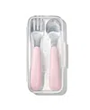 Oxo Tot On-the-go 2 Pc Fork And Spoon Set In Blossom