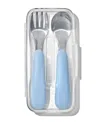 Oxo Tot On-the-go 2 Pc Fork And Spoon Set In Dusk