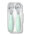 Oxo Tot On-the-go 2 Pc Fork And Spoon Set In Opal