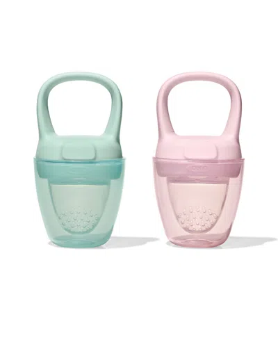 Oxo Tot Silicone Self-feeder-2 Pack In Multi