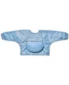 Oxo Tot Sleeved Roll Up Bib With Crumb Pocket In Dusk