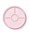 Oxo Tot Stick Stay Suction Divided Plate In Blossom