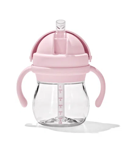 Oxo Tot Transitions 6 oz Straw Cup With Removable Handles In Pink
