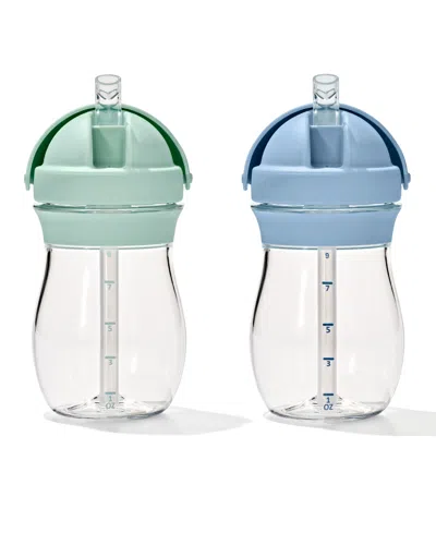 Oxo Tot Transitions 9 oz Straw Cup- 2 Pack In Opal And Dusk