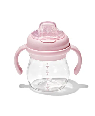 Oxo Tot Transitions Soft Spout 6 oz Sippy Cup With Removable Handles In Blossom