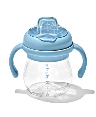 Oxo Tot Transitions Soft Spout 6 oz Sippy Cup With Removable Handles In Blue